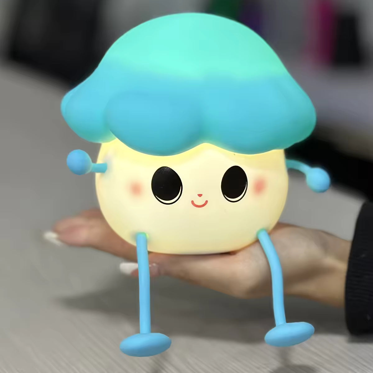 Cute Silicone Mushroom Night Light for Kids – Nursery Table Lamp for Babies & Toddlers